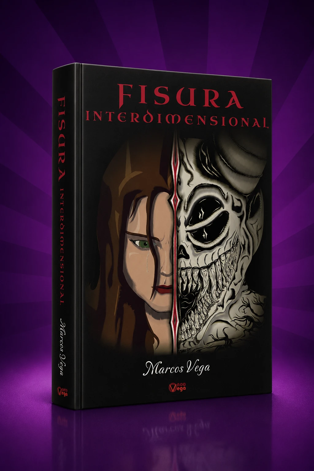Portada de Fisura Interdimensional, de Marcos Vega