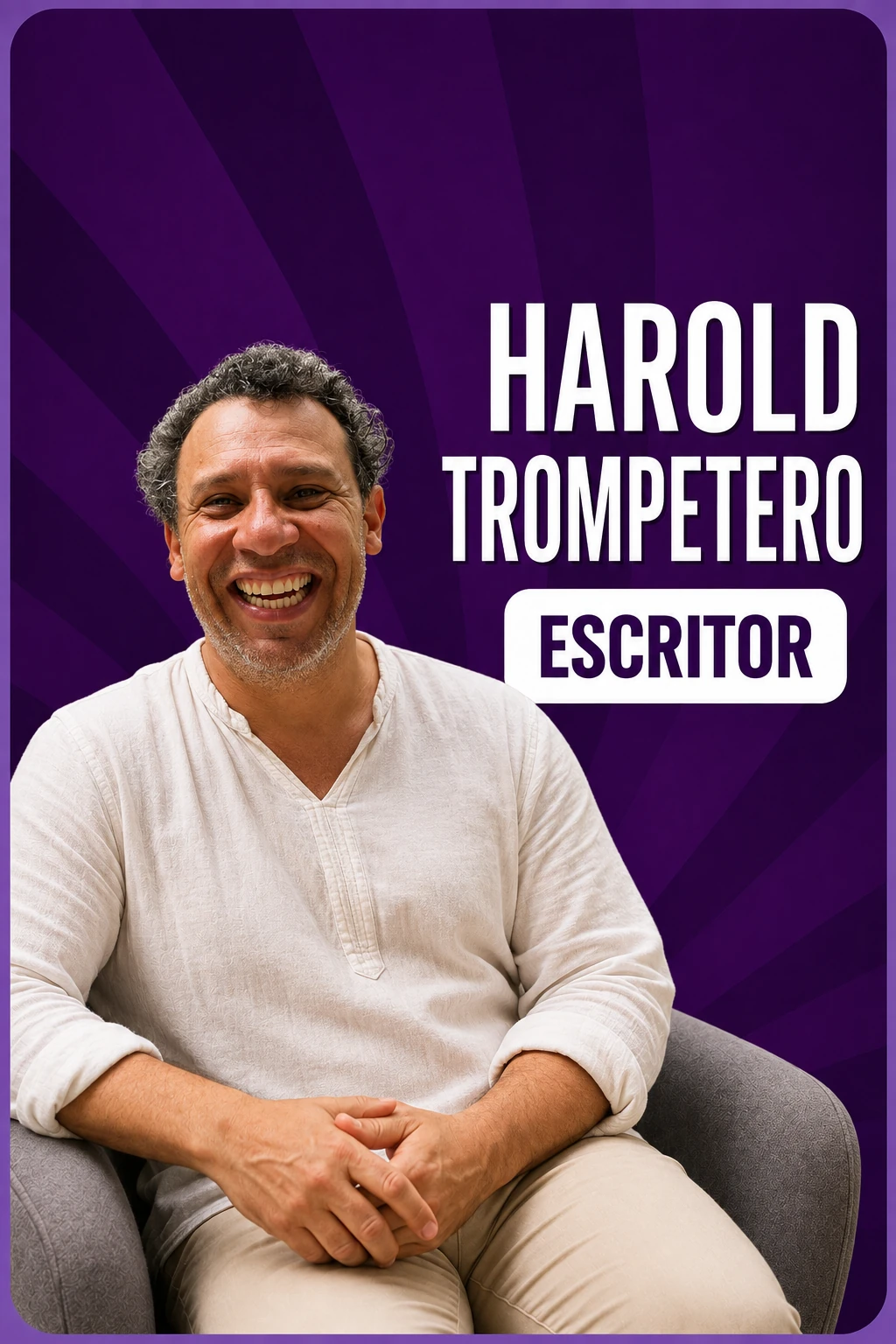 Harold Trompetero, escritor y autor de Lactar