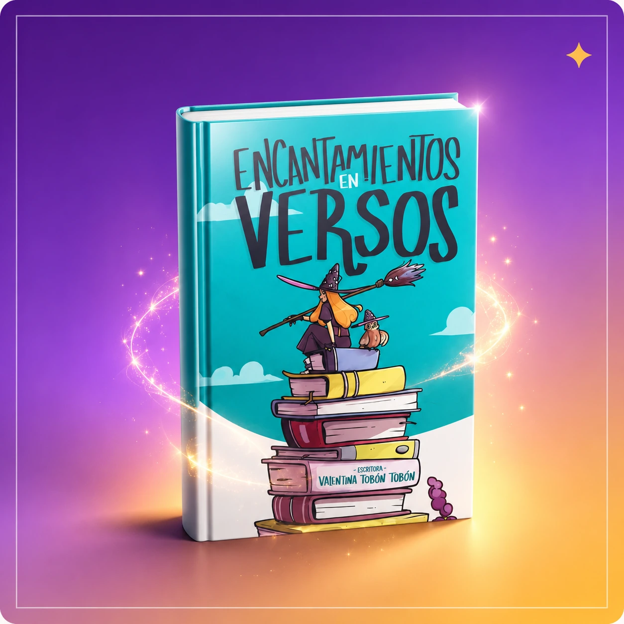 Portada especial de Encantamientos en versos