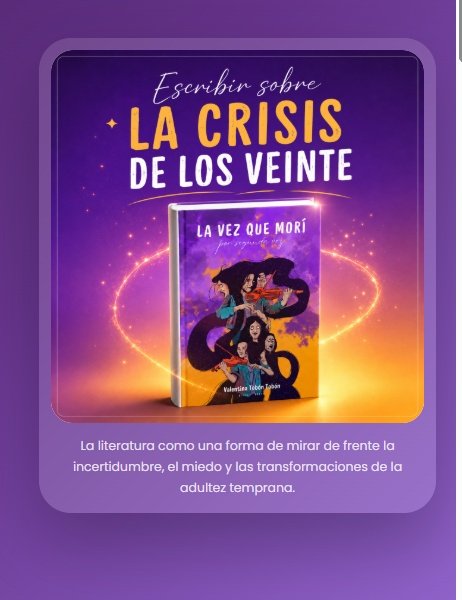 Escribir sobre la crisis de los veinte